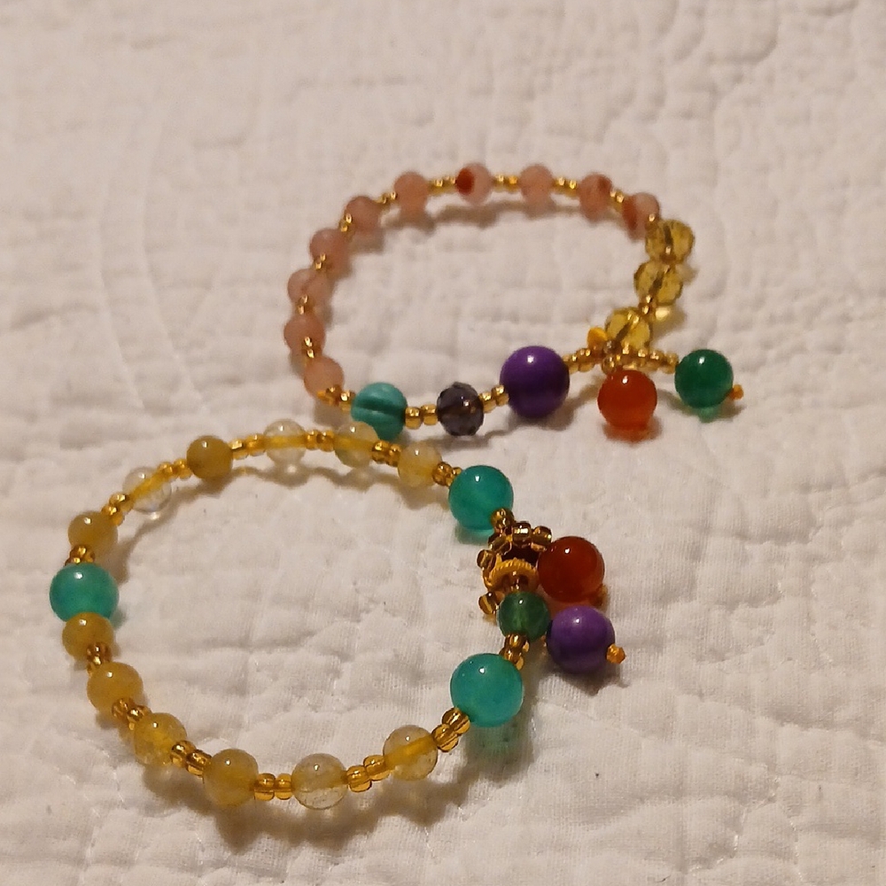 Colorful Beaded Bracelet Set